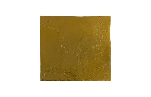 slate pedestal, small, liquid gold