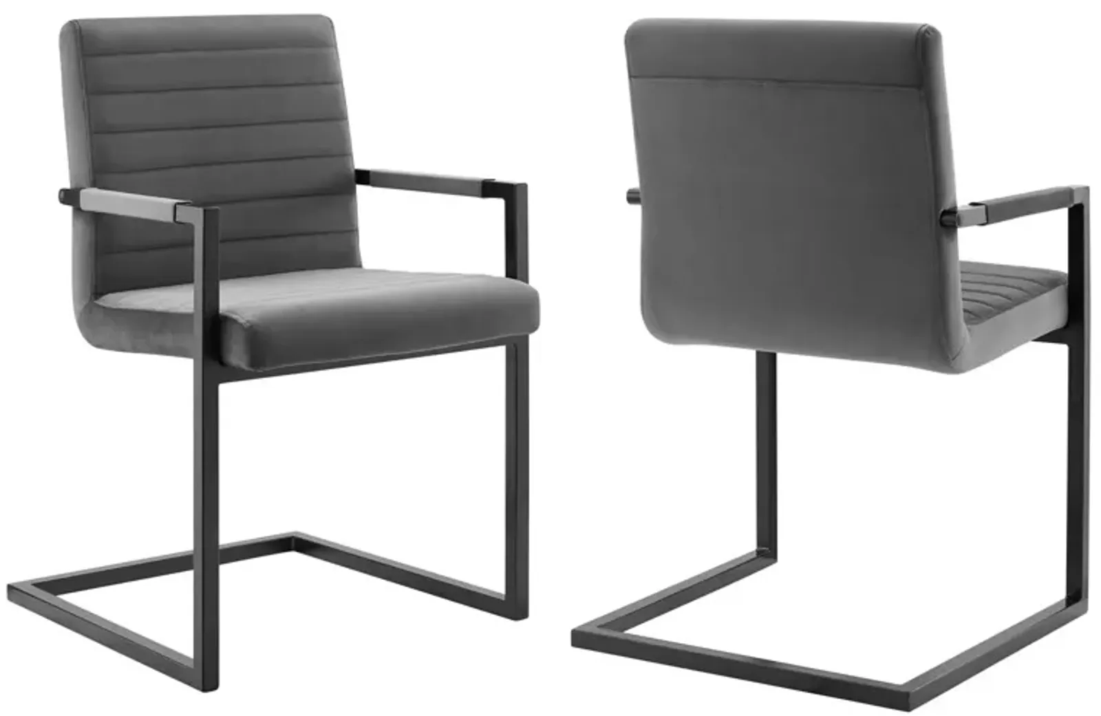 Savoy Performance Velvet Dining Chairs - Set of 2