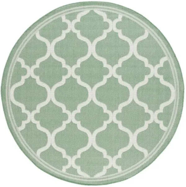 BERMUDA 810 Green 6'-7' X 6'-7' Round Round Rug