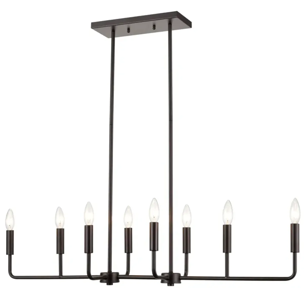 Park Slope Bronze 39" Chandelier 