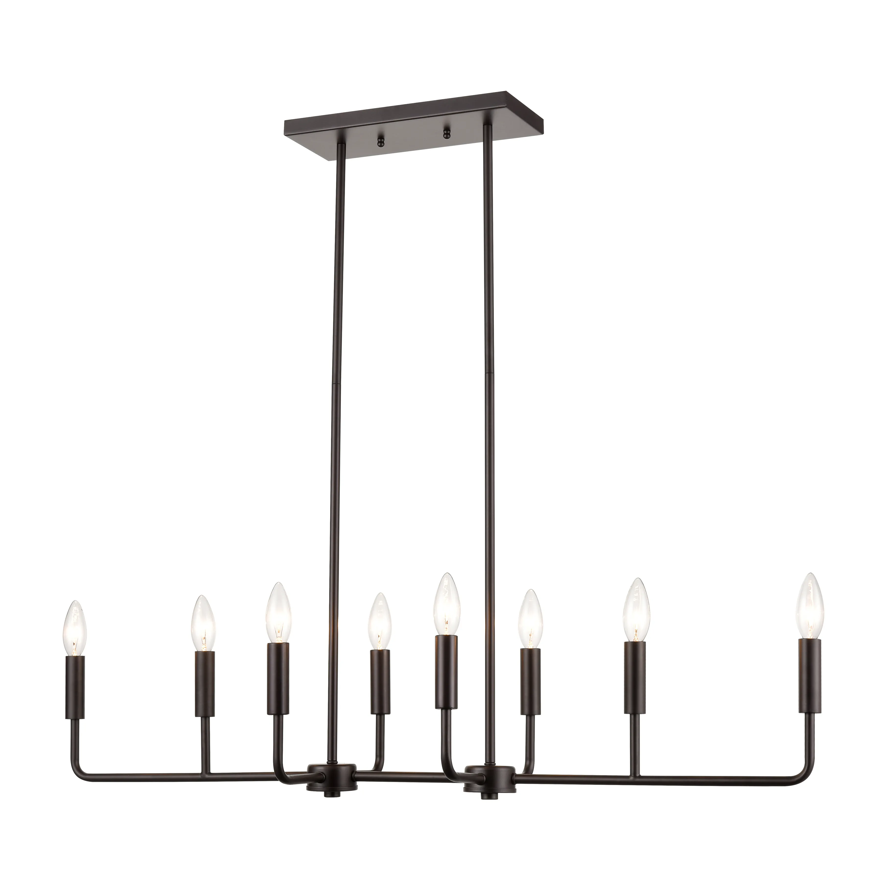 Park Slope Bronze 39" Chandelier 