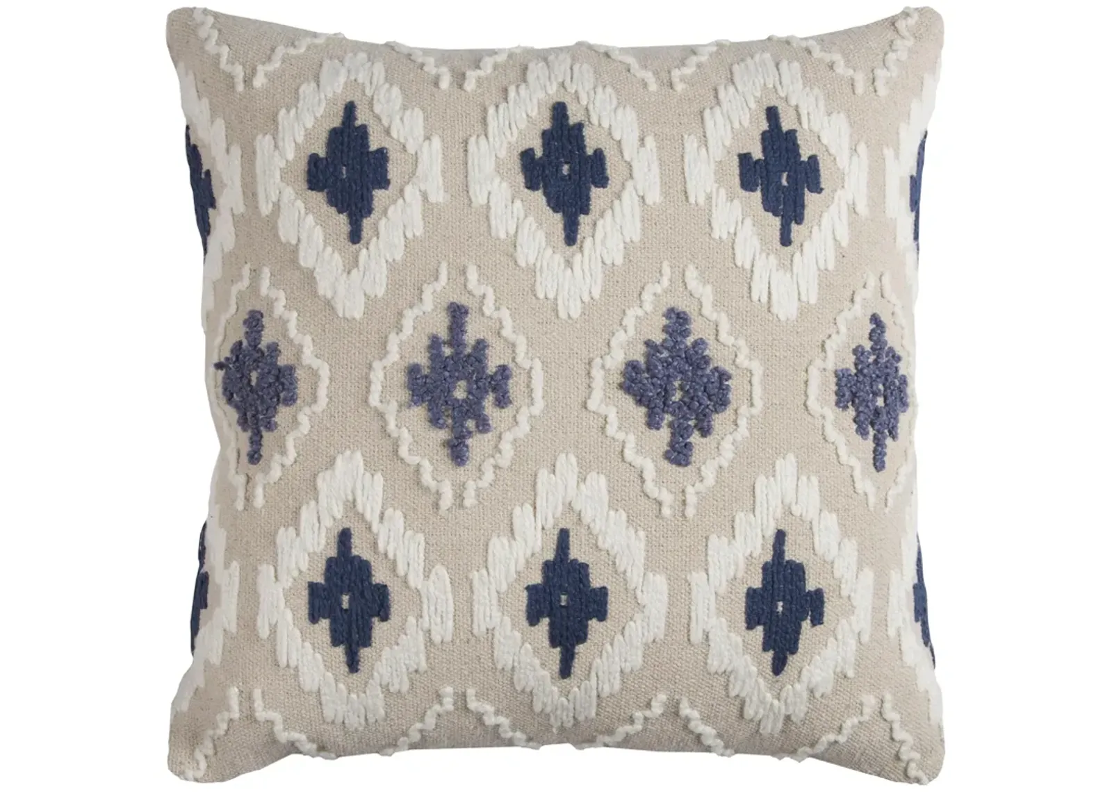 Ikat Blue  Pillow