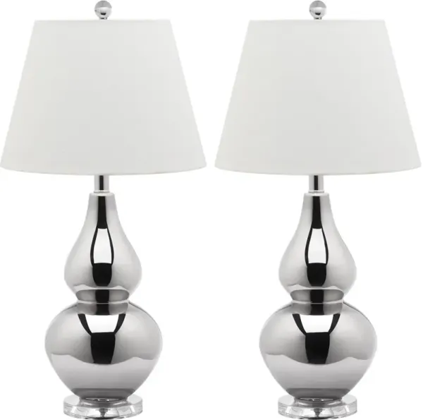 Cybil 26-Inch H Double Gourd Lamp (Set of 2)