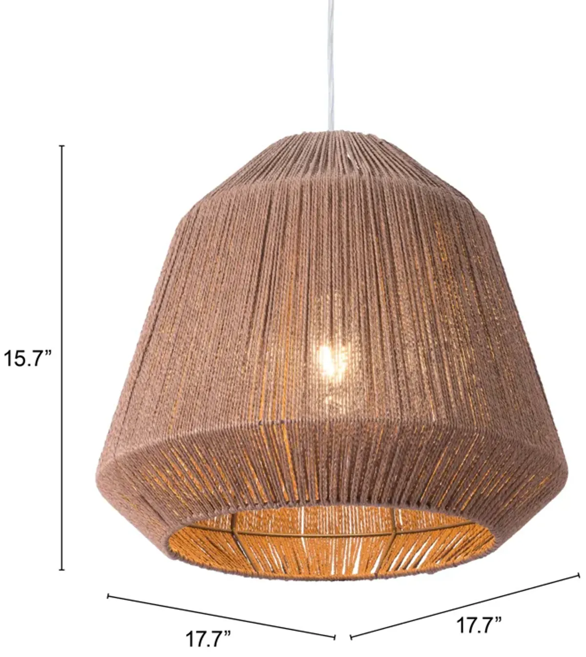 Impala Ceiling Lamp Brown