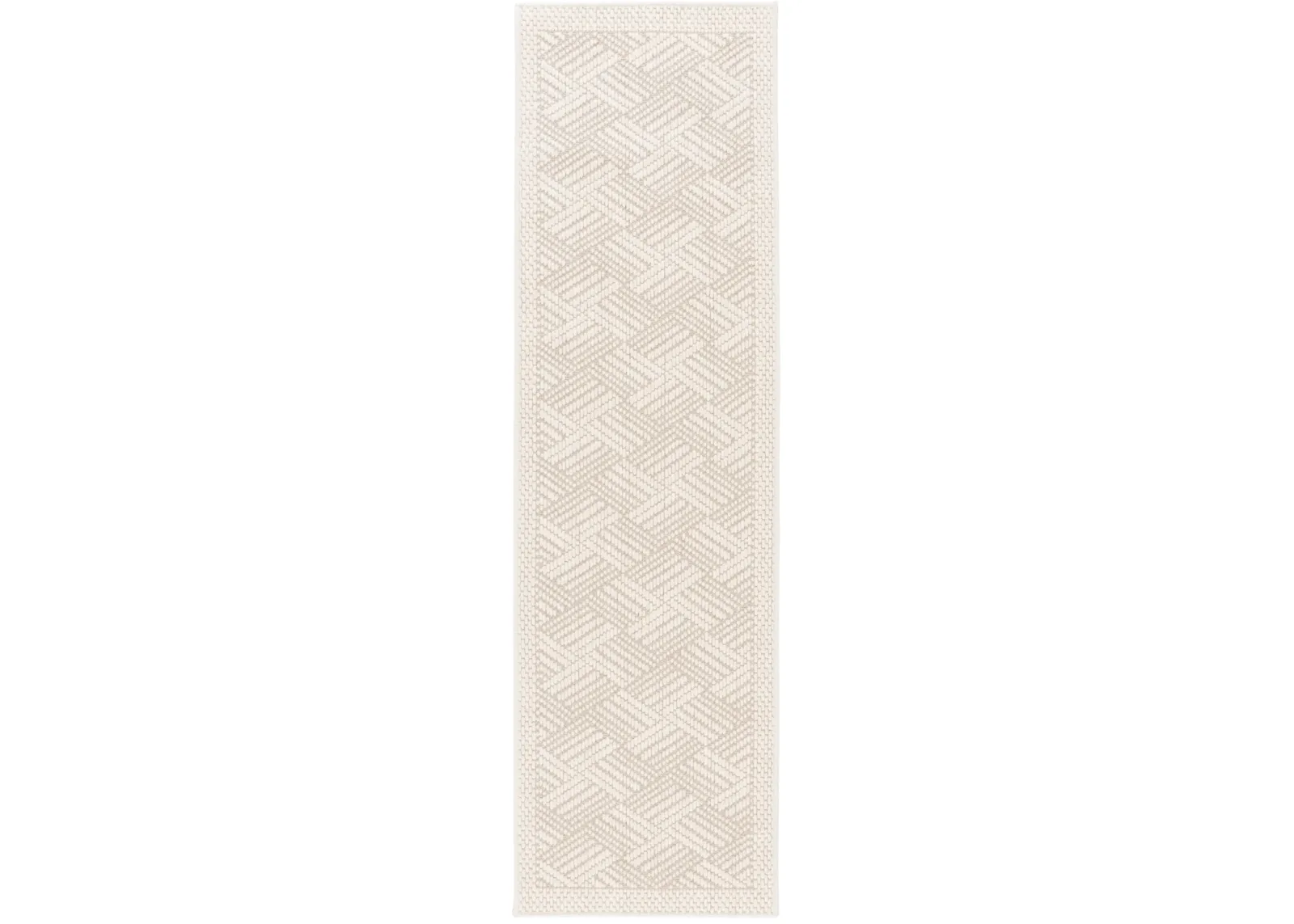 PALM BEACH 620 IVORY 2'-3' x 8' Runner Rug