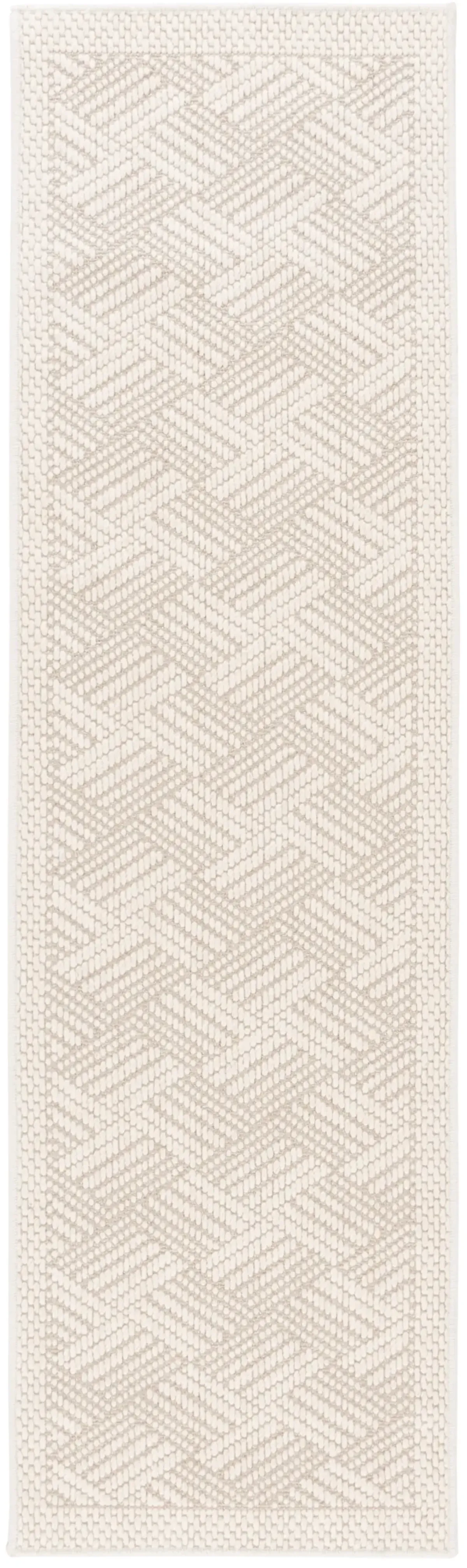 PALM BEACH 620 IVORY 2'-3' x 8' Runner Rug