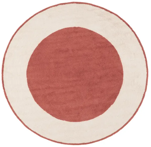 EASY CARE Hand Tufted 6' x 6' Round area rug