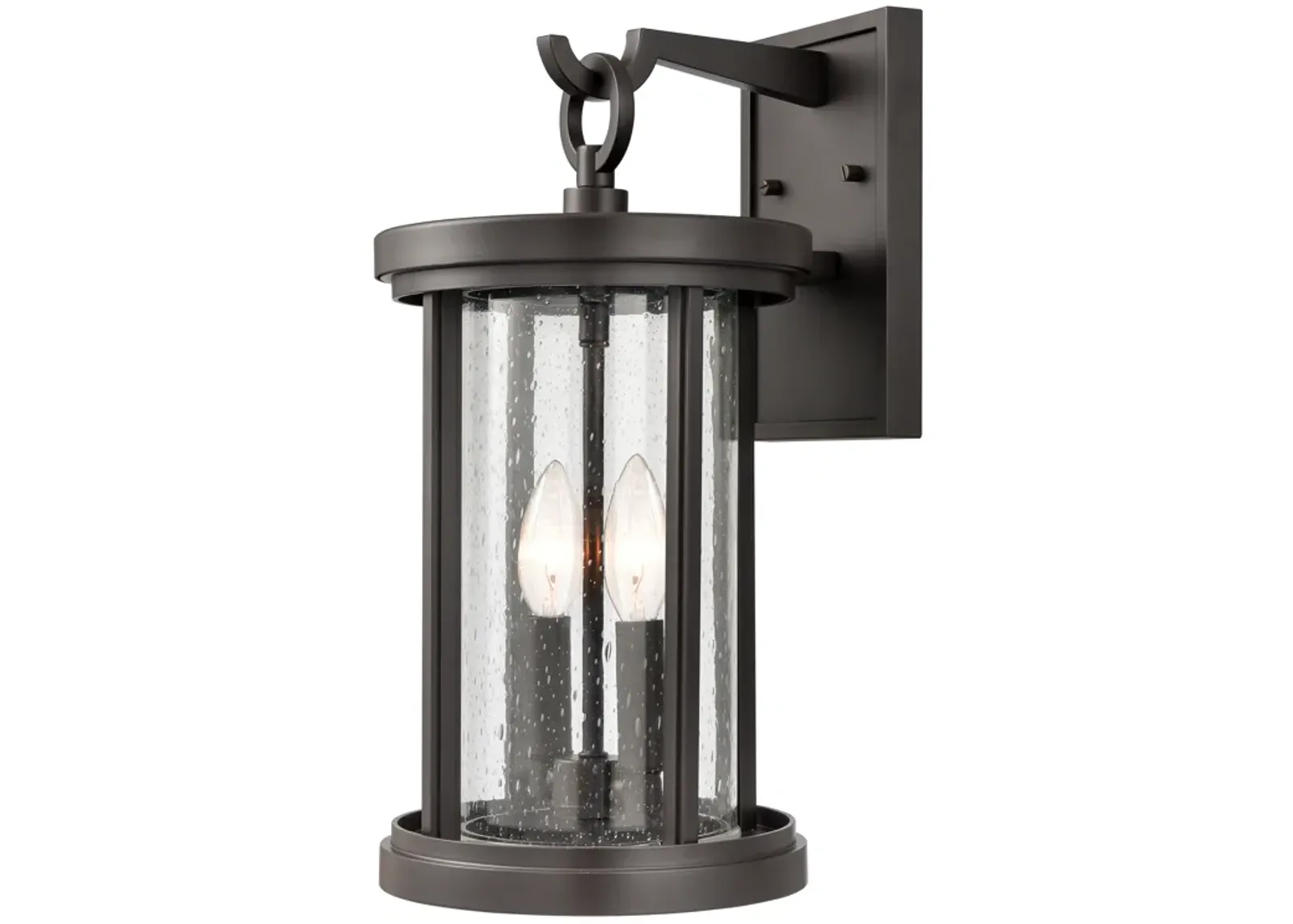 Brison 16" High 2-Light Outdoor Sconce - Oil Rubbed Bronze