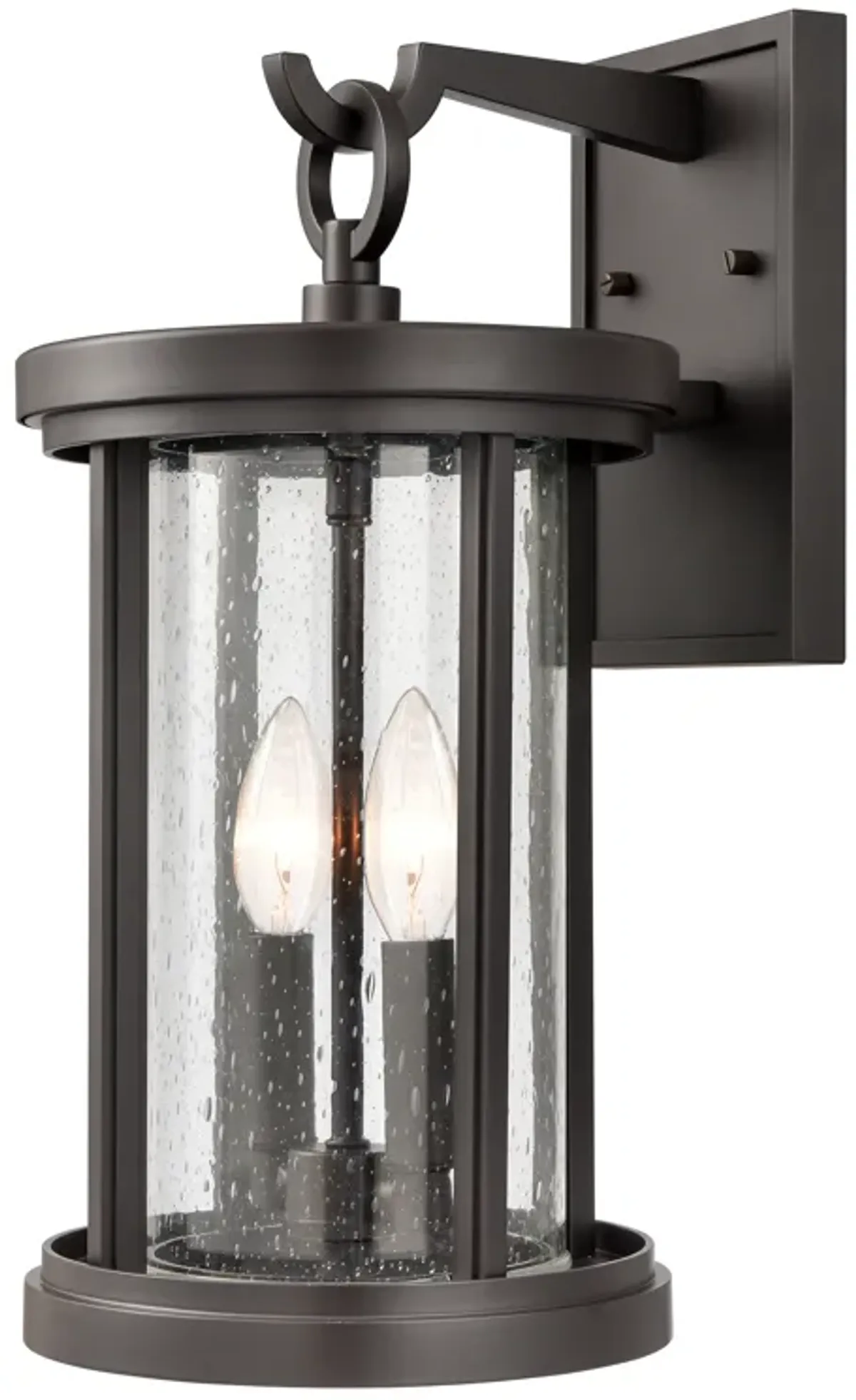 Brison 16" High 2-Light Outdoor Sconce - Oil Rubbed Bronze