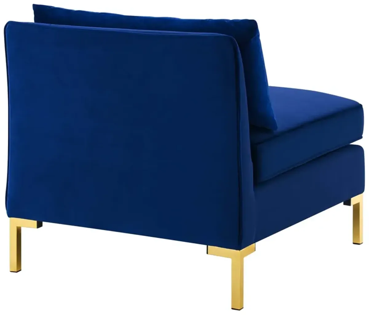 Ardent Performance Velvet Armless Chair