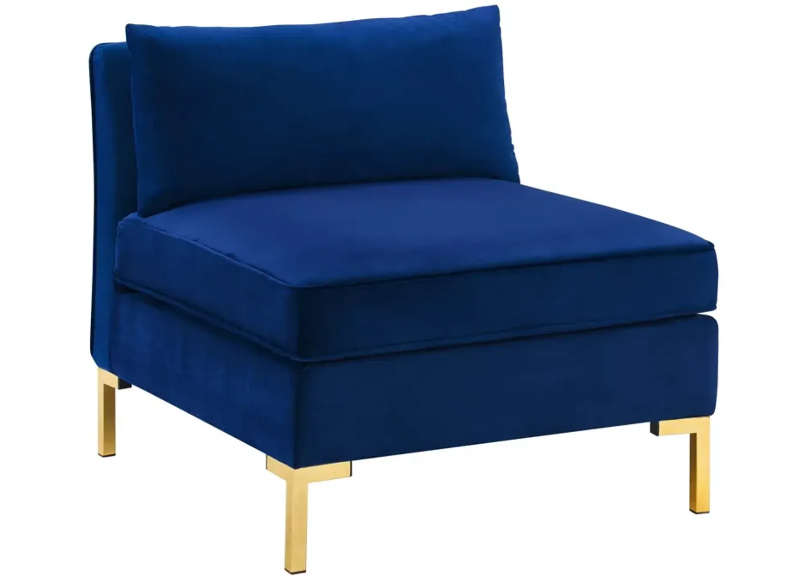 Ardent Performance Velvet Armless Chair