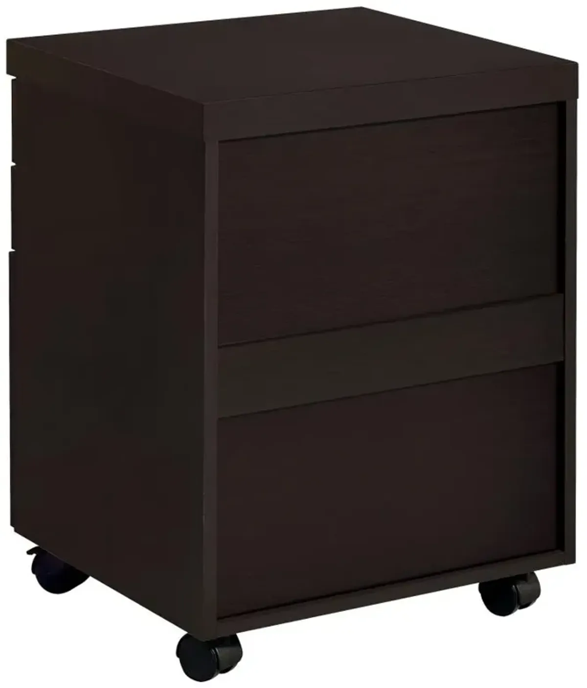 Skylar 3-drawer Mobile File Cabinet Cappuccino