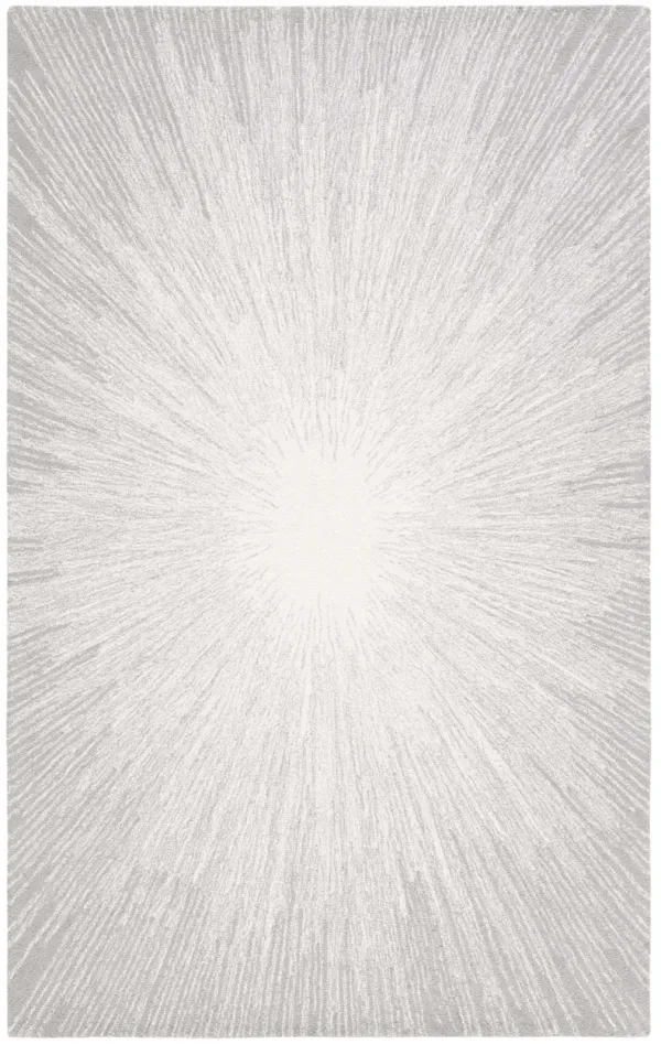 ABSTRACT Hand Tufted 8' x 10' area rug