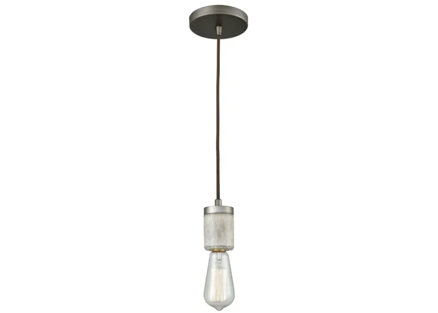 Socketholder 2" Wide 1-Light Mini Pendant - Weathered Zinc