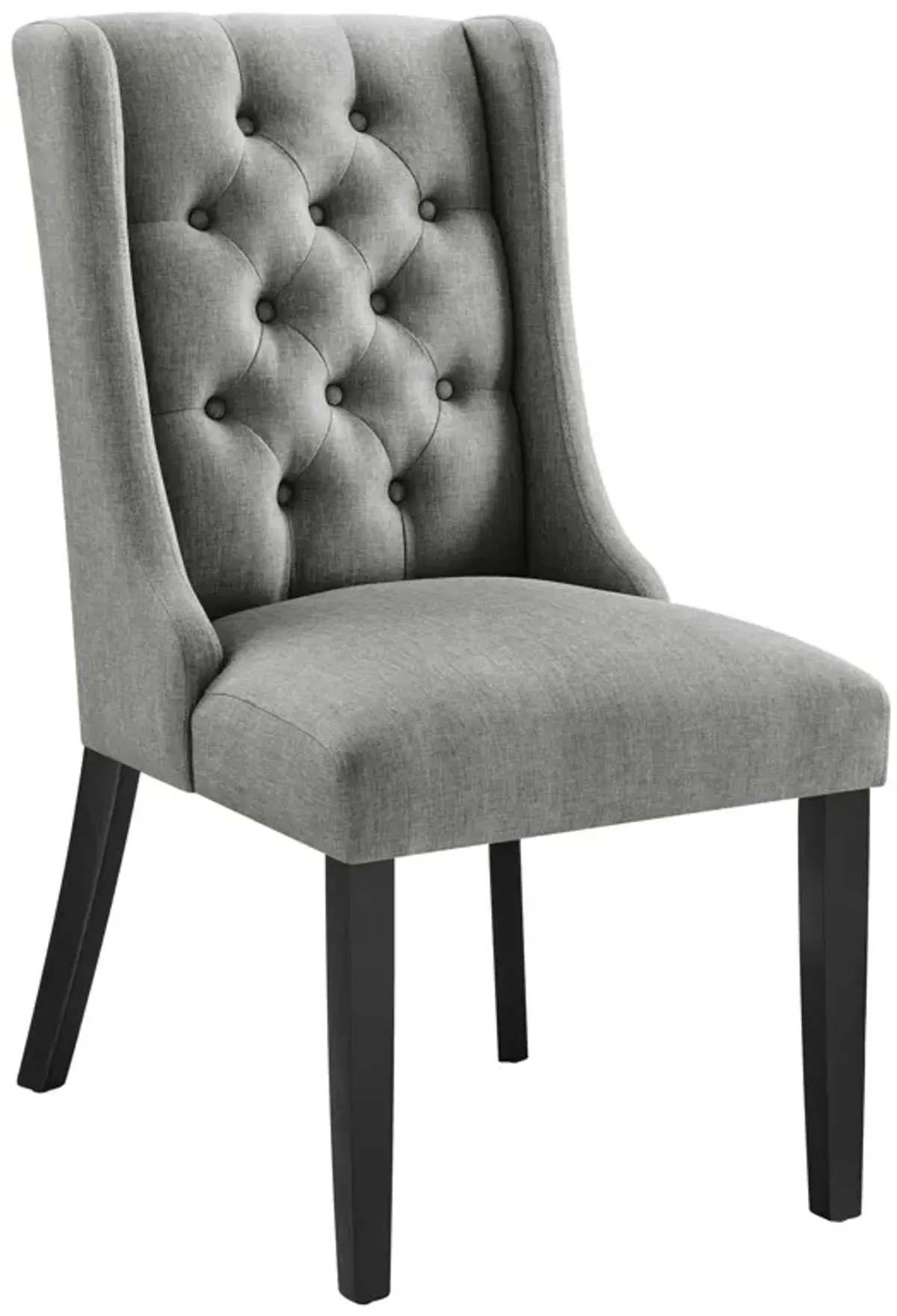 Baronet Button Tufted Fabric Dining Chair