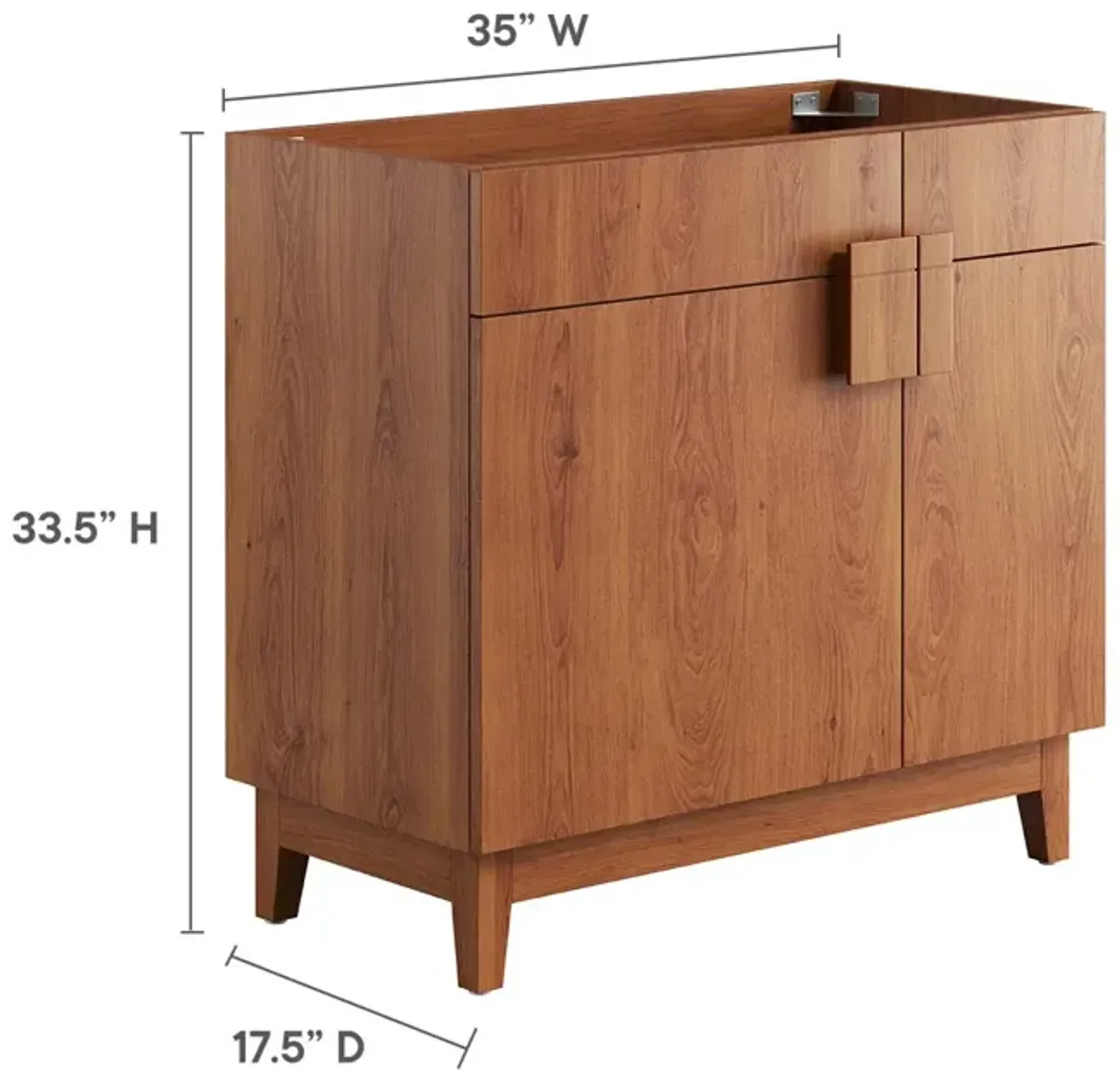 Miles 36" Bathroom Vanity Cabinet (Sink Basin Not Included)