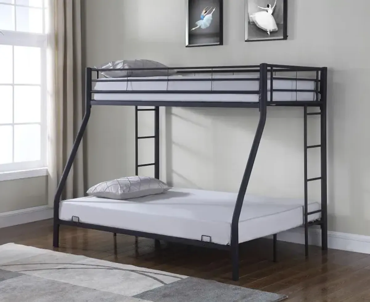 Hayward Twin Over Full Bunk Bed Black