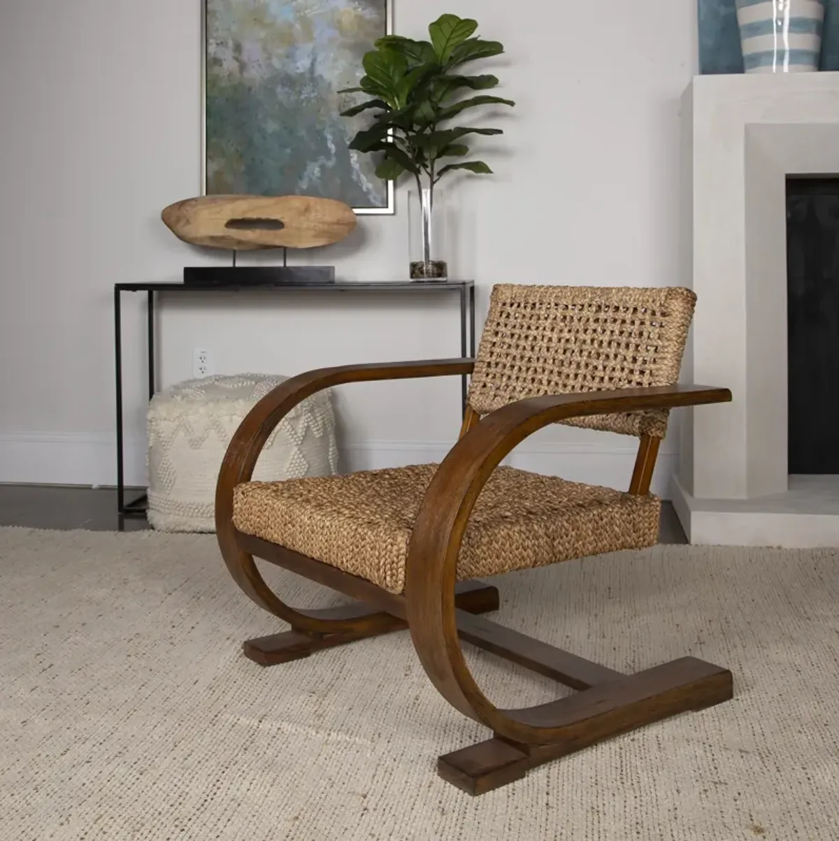 Rehema Natural Woven Accent Chair