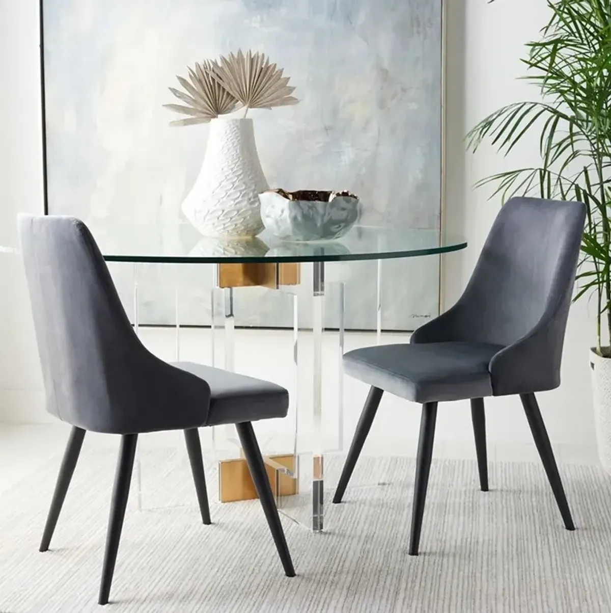 ZOI UPHOLSTERED DINING CHAIR - Set of 2