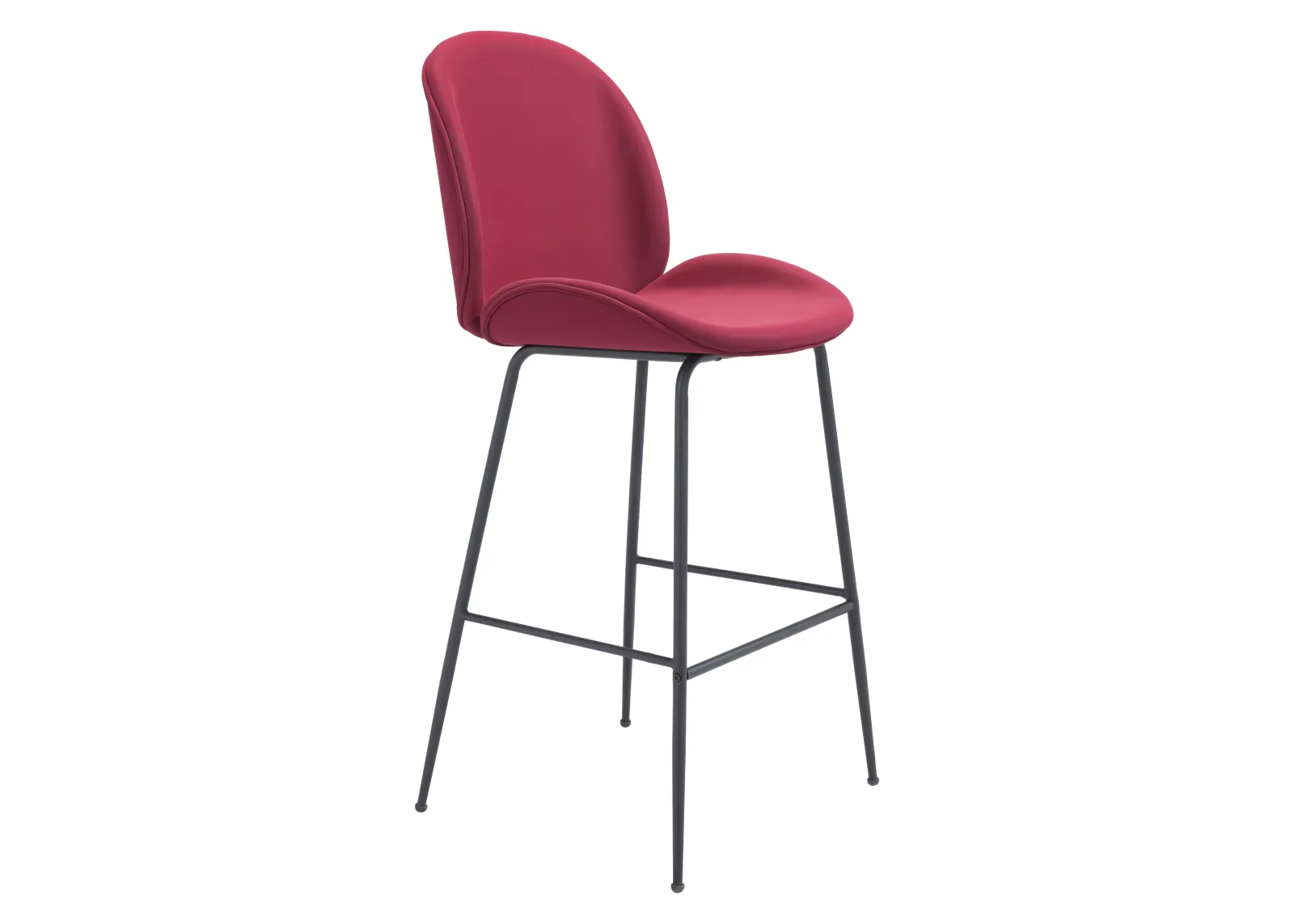 Miles Barstool Red