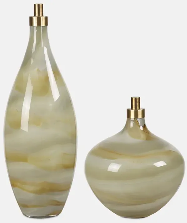 Cascade Glass Bottles Set/2