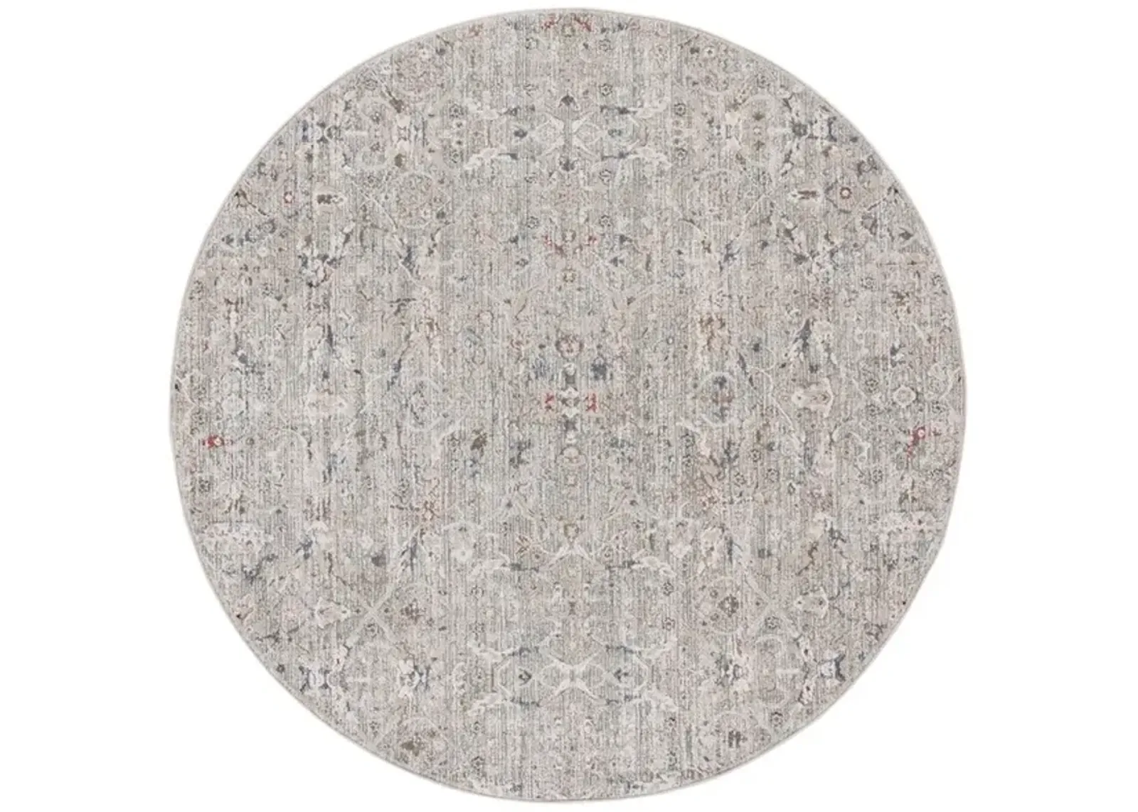 VIVALDI 596 Blue  6'-7' X 6'-7' Round Round Rug