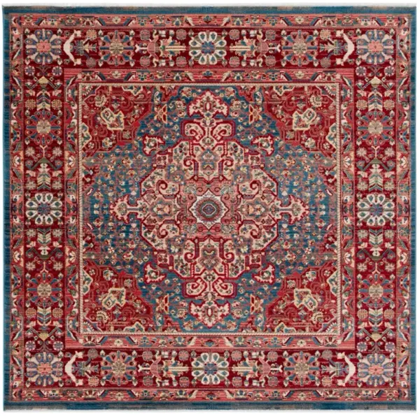 KASHAN 305 BLUE  3'-3' x 3'-3' Square Square Rug