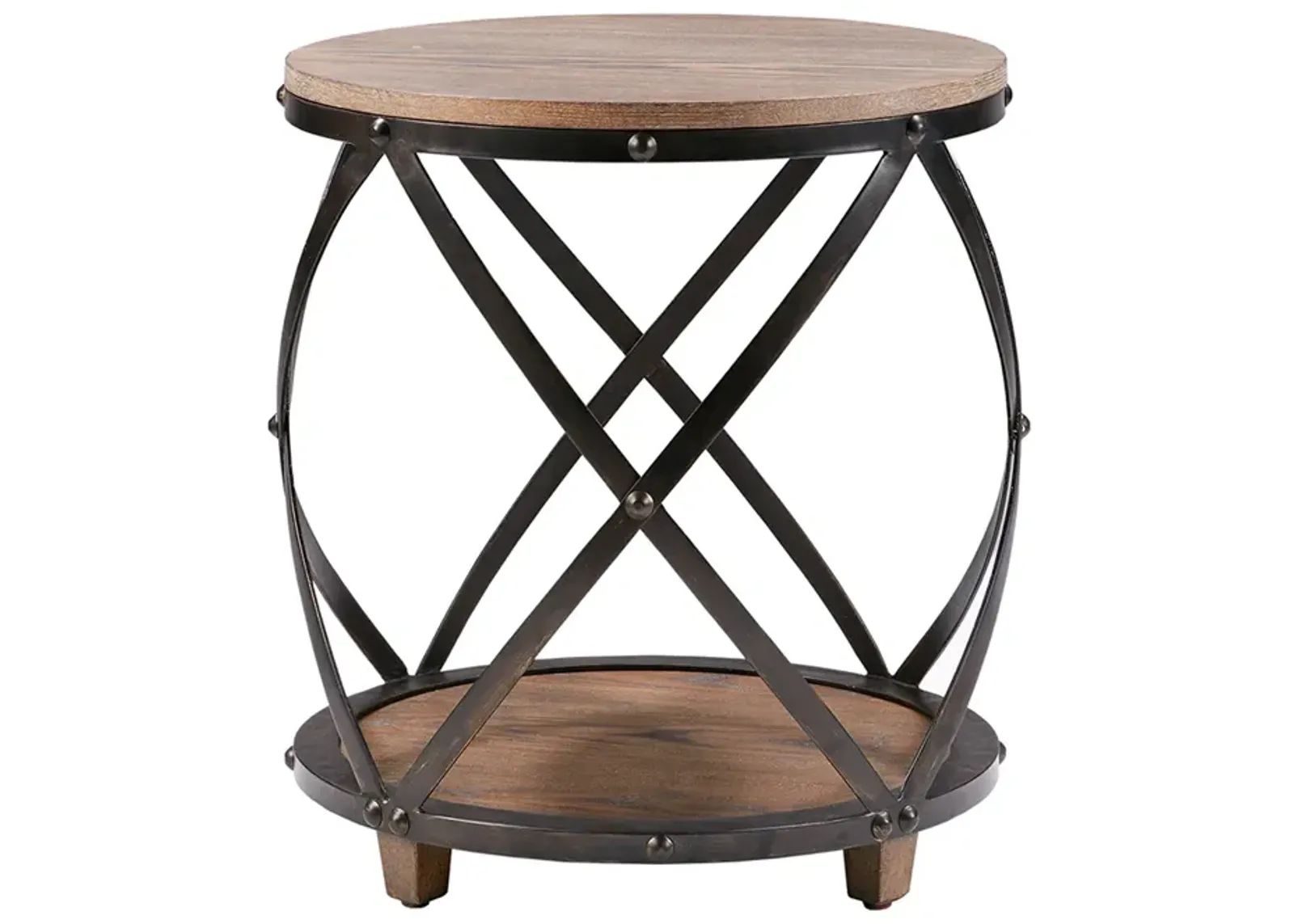 Madison Park Cirque Antique Bronze Bent Metal Accent Table