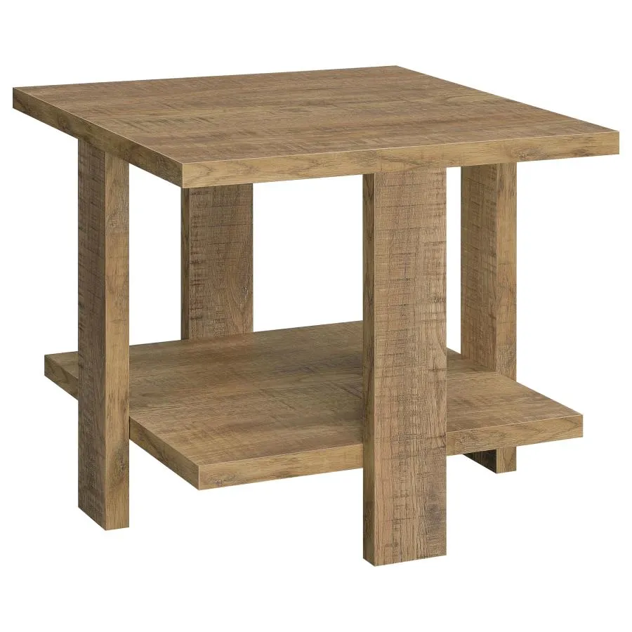 Cohen Square End Table with Shelf