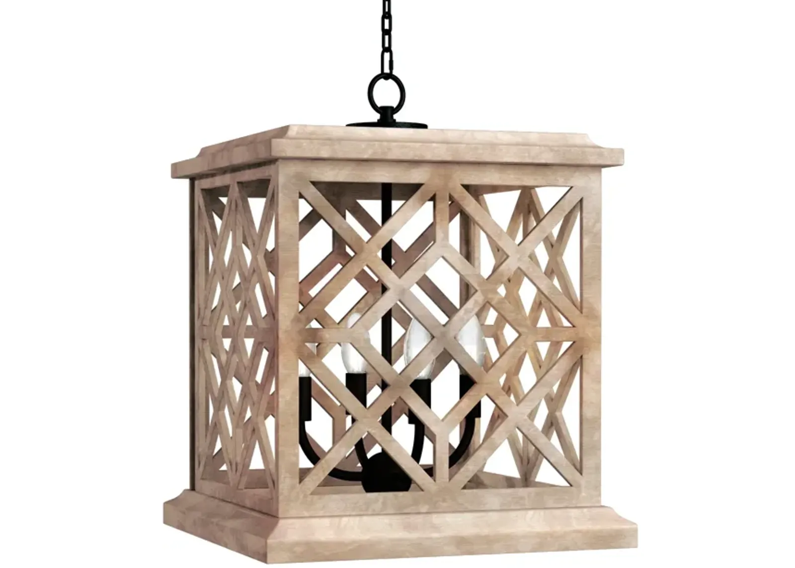 Coastal Living Chatham Wood Lantern (Natural)