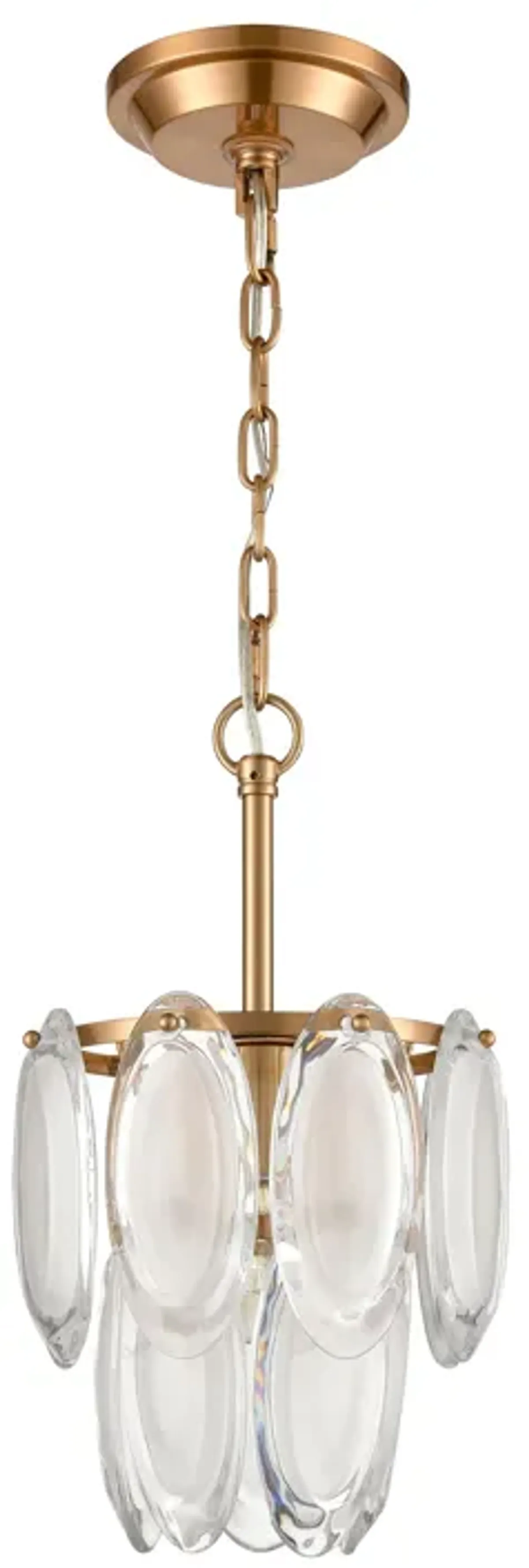 Curiosity 9" Wide 1-Light Mini Pendant - Aged Brass