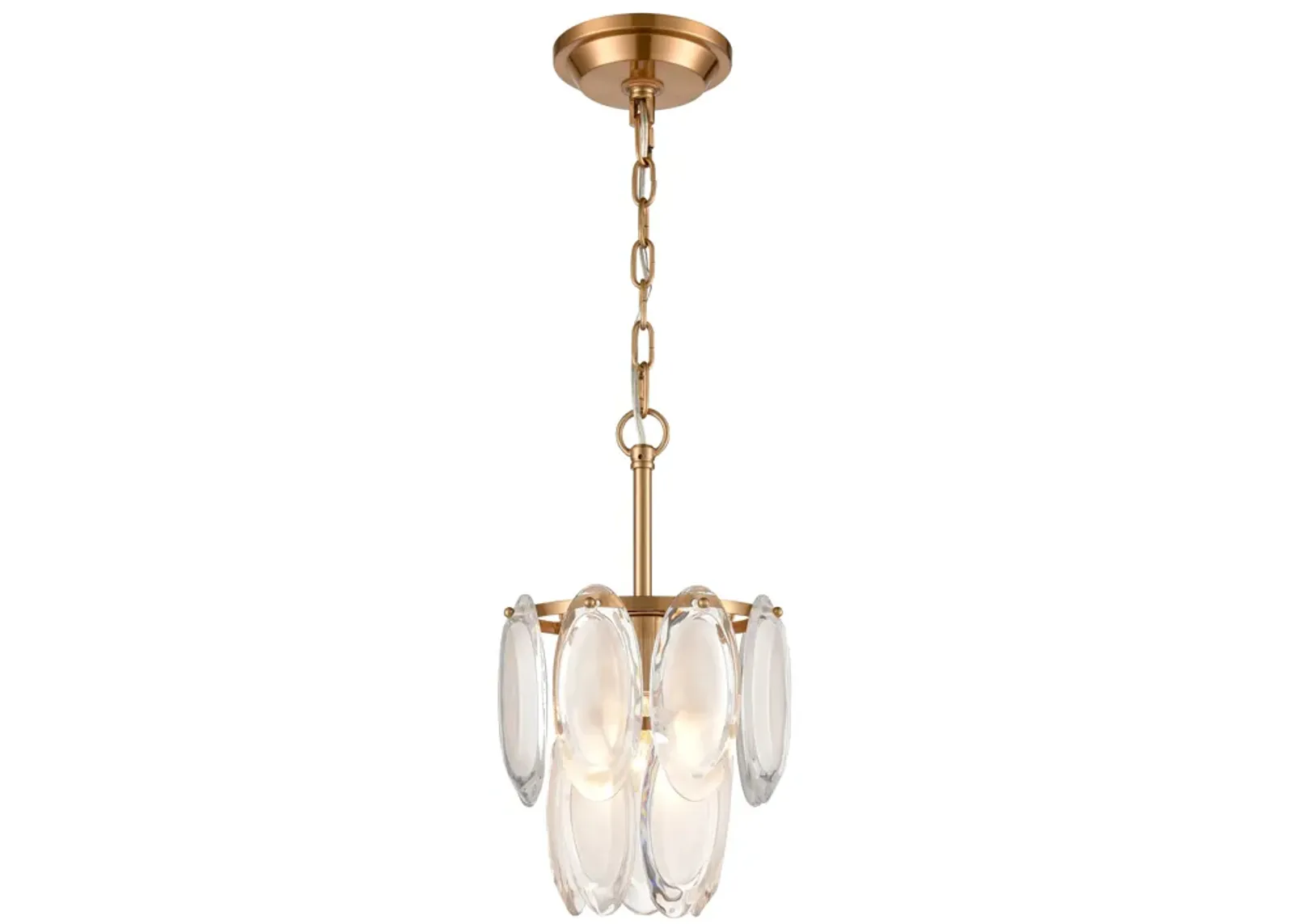 Curiosity 9" Wide 1-Light Mini Pendant - Aged Brass