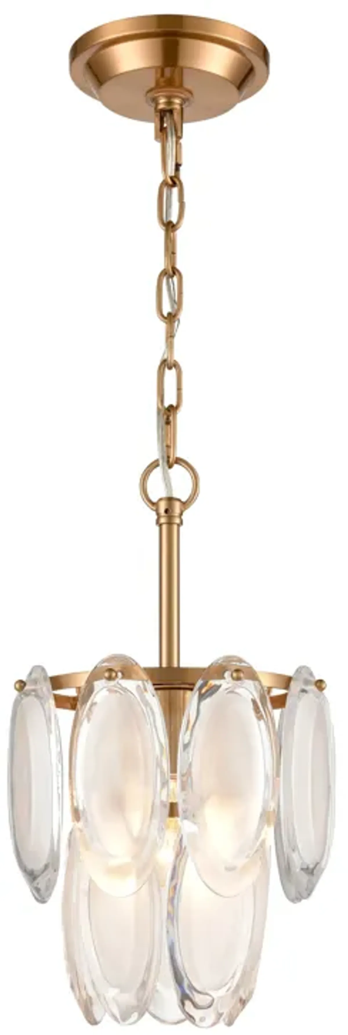 Curiosity 9" Wide 1-Light Mini Pendant - Aged Brass