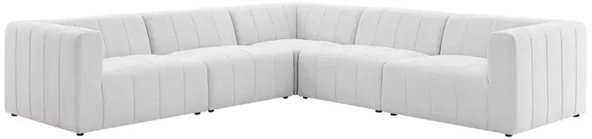 Bartlett Upholstered Fabric 5-Piece Sectional Sofa