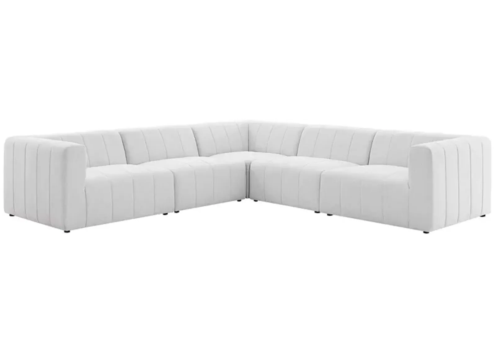 Bartlett Upholstered Fabric 5-Piece Sectional Sofa