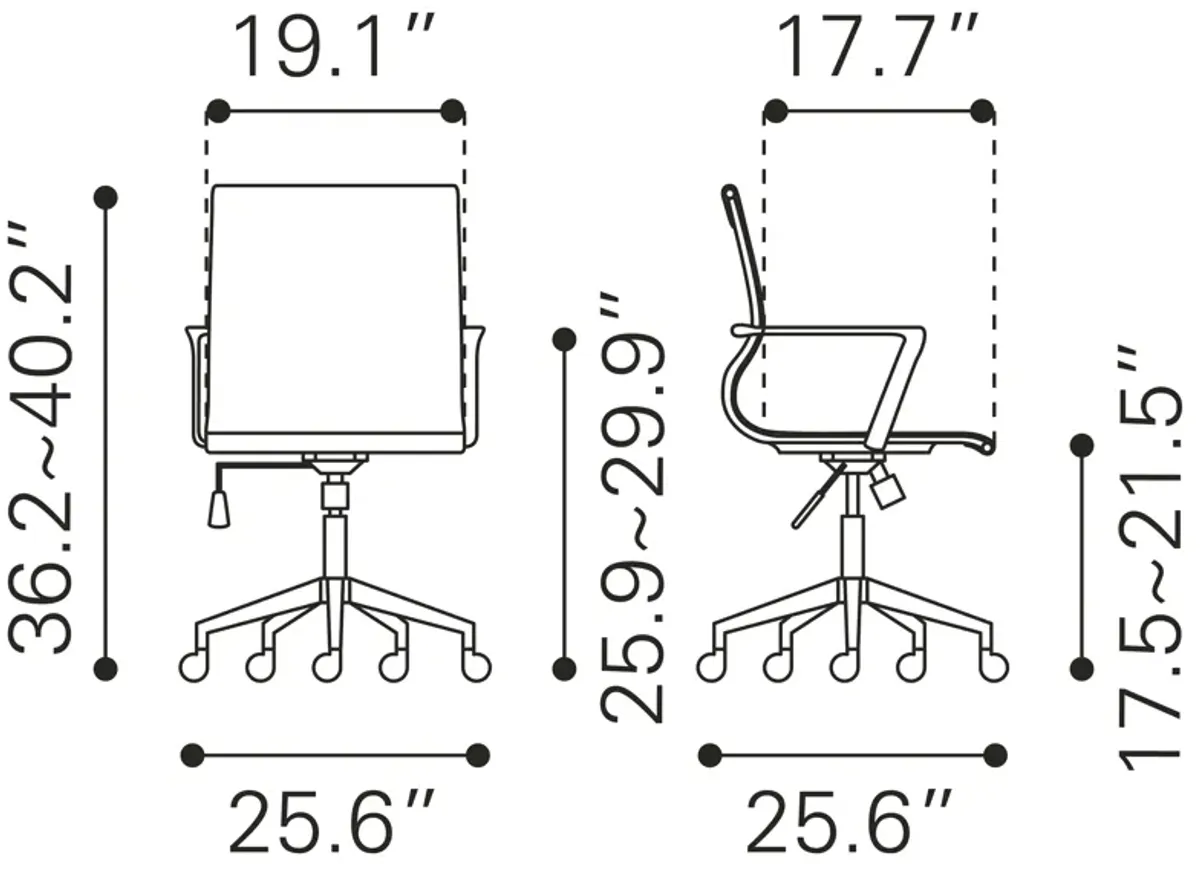 Stacy Office Chair White