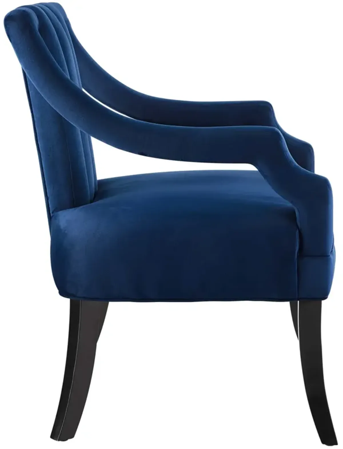 Harken Performance Velvet Accent Chair