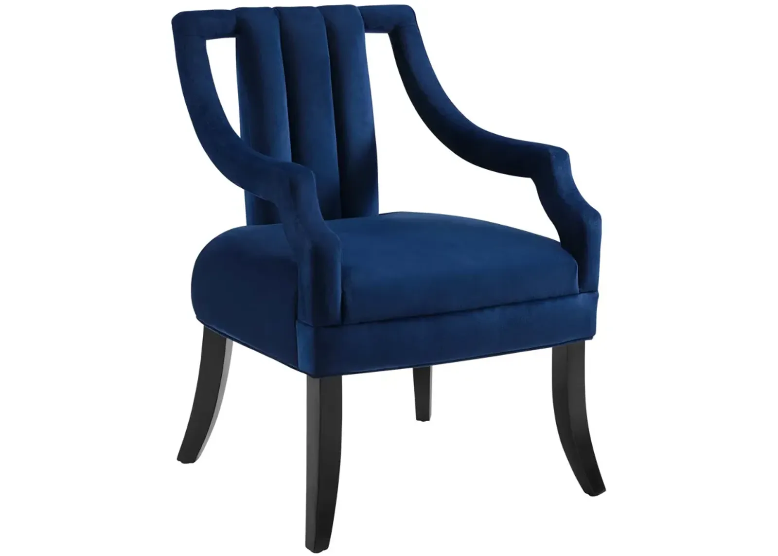 Harken Performance Velvet Accent Chair