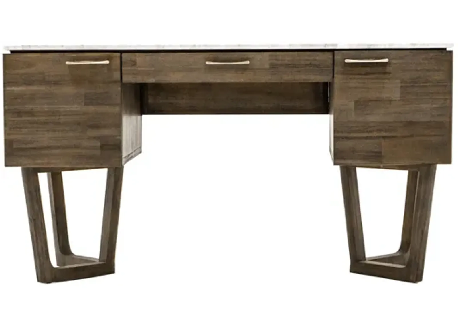 Aura Brown Marble Desk