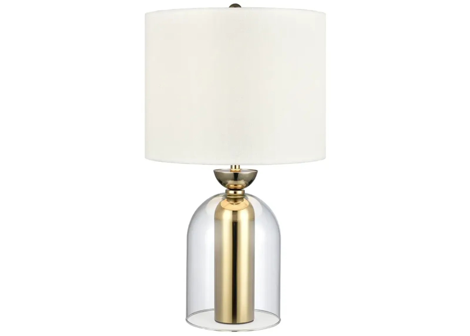 Park Plaza 21" High 1-Light Table Lamp - Clear