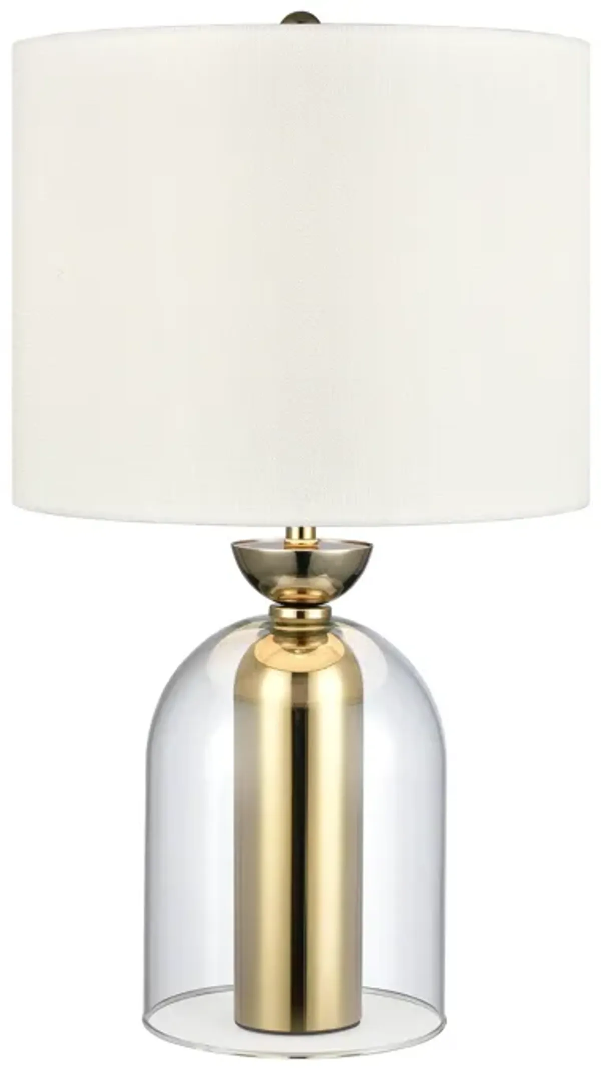 Park Plaza 21" High 1-Light Table Lamp - Clear