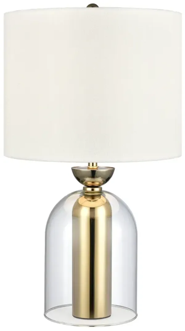 Park Plaza 21" High 1-Light Table Lamp - Clear