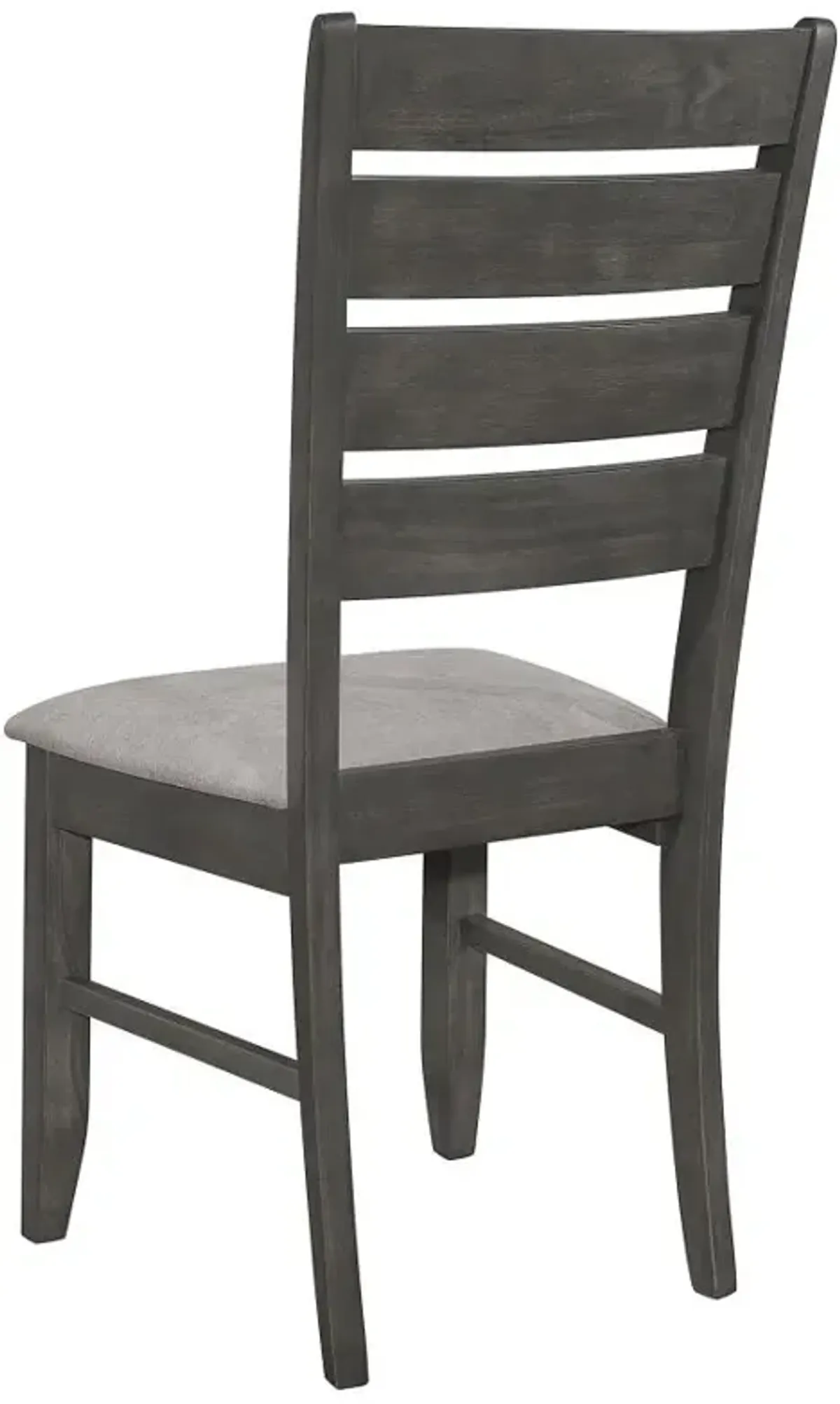 Dalila Ladder Back Side Chair (Set of 2) Grey and Dark Grey