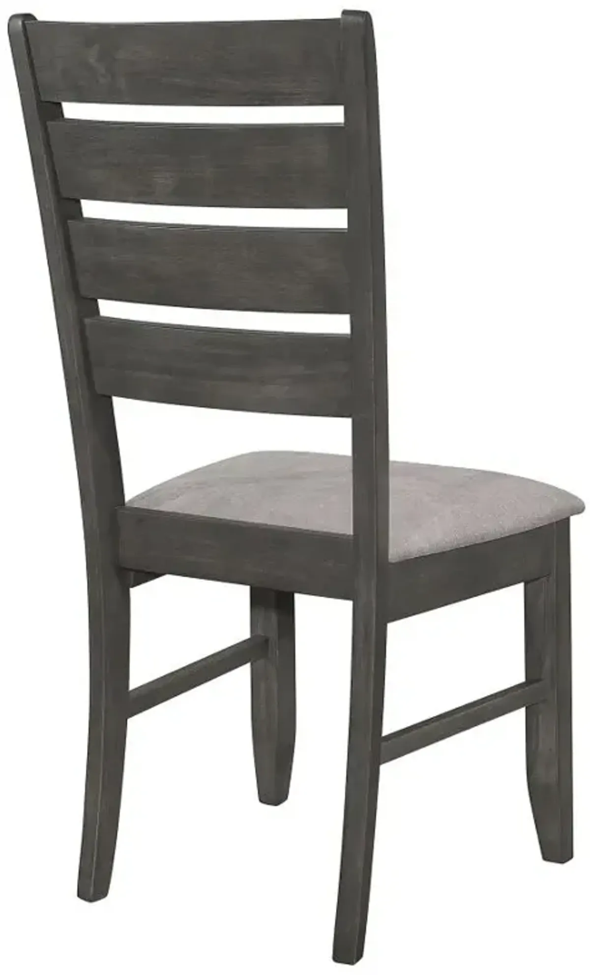 Dalila Ladder Back Side Chair (Set of 2) Grey and Dark Grey