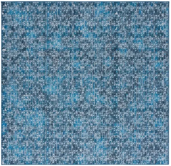 TUCSON 901 BLUE  6' x 6' Square Square Rug
