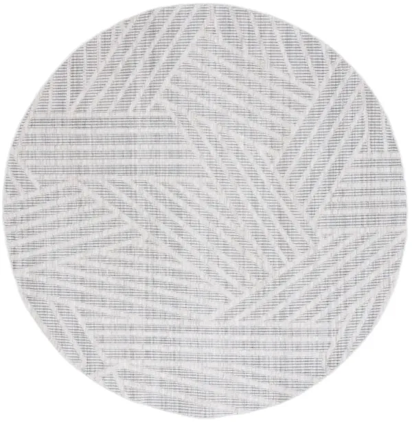 MSR1912 SERENITY GREY  6'-7' x 6'-7' Round Round Rug