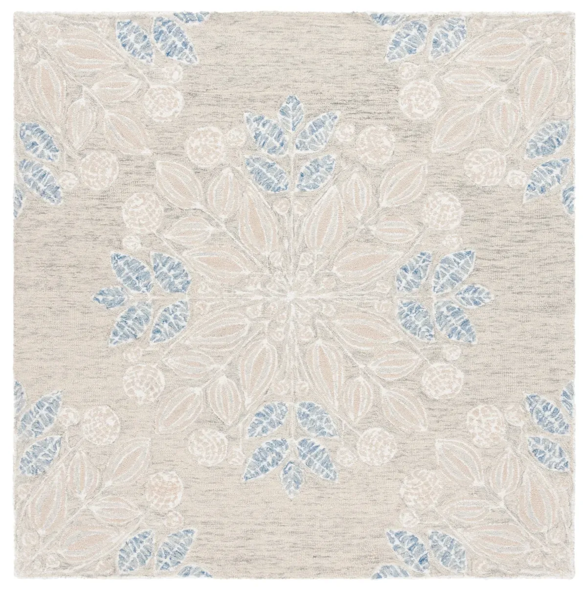 JARDIN 738 LIGHT GREY  6' x 6' Square Square Rug