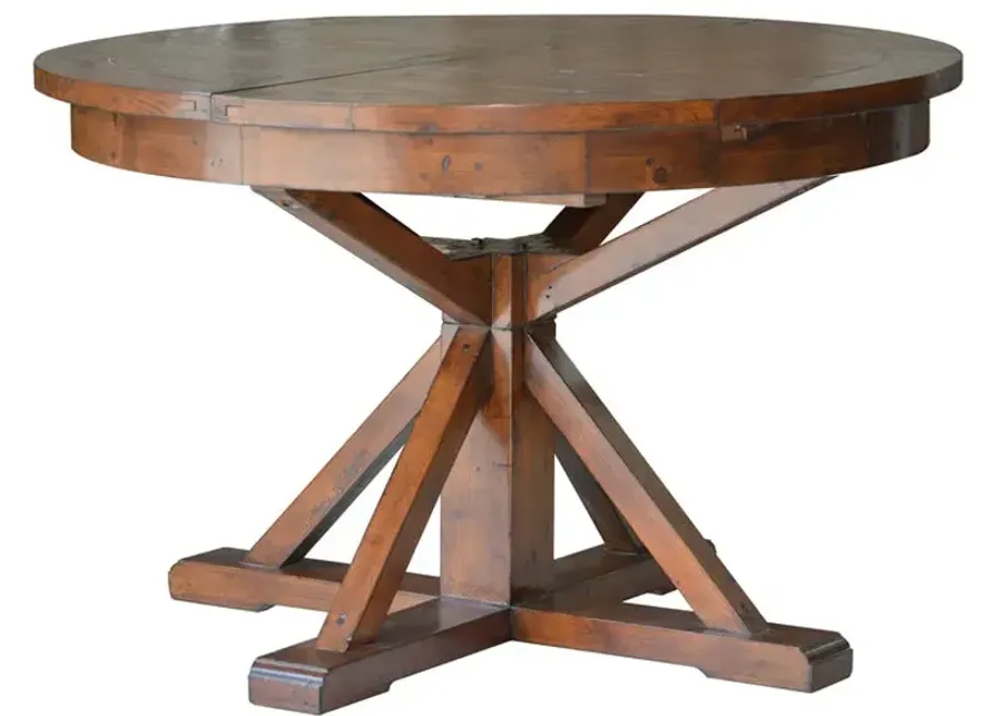 Irish Coast Round Extension Dining Table - African Dusk