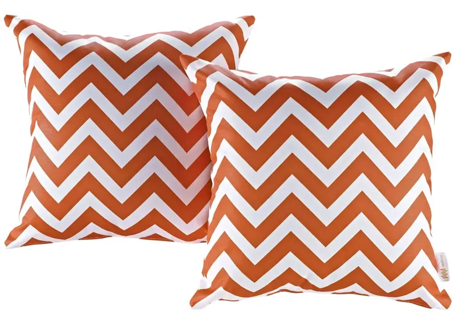 Modway Two Piece Outdoor Patio Pillow Set