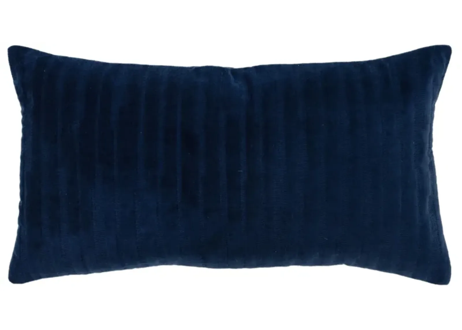 transitional  deep dark blue Pillow